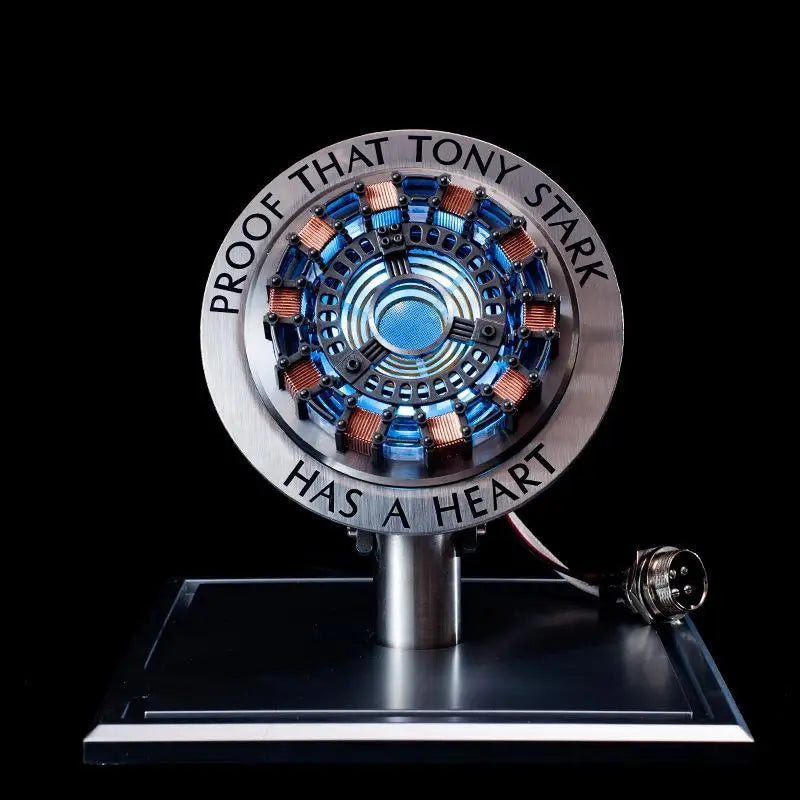 Avenger Iron Man Mk1 Arc Reactor Tony Stark Heart Of Mark Figure Led