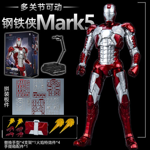 1:7 Original FondJoy Iron Man MK42 MK43MK5 MK6 MK7 DIY Toys Action