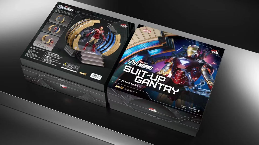 ZD Original Iron Man SUIT-UP GANTRY 1/10 Marvel Legend Demolition