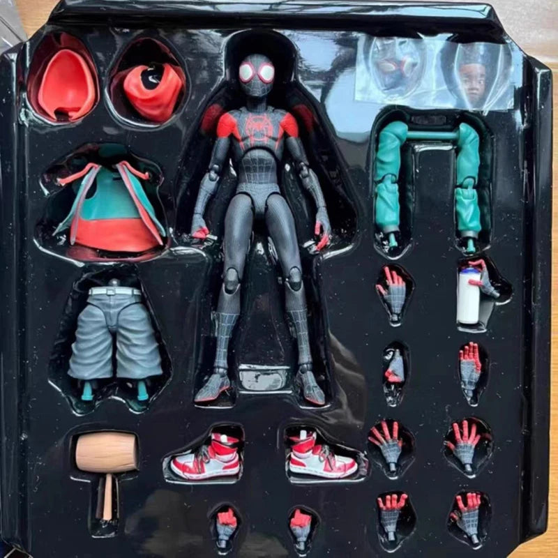 Miles Morales Spider Man Action figures 15cm Multi-Accessories Super