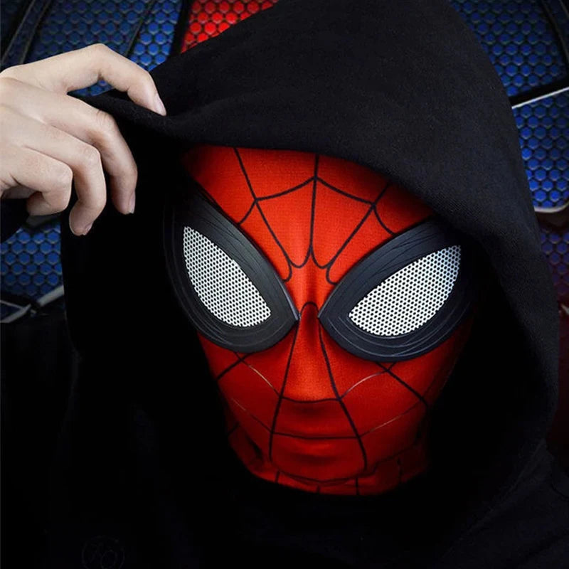 Spiderman Mask Superhero Miles Morales Peter Parker Spider Man Cosplay
