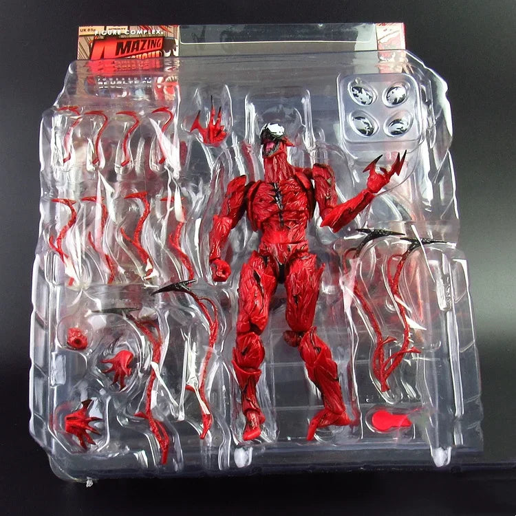 AMAZING YAMAGUCHI Carnage Venom KAIYODO Spider Man Legends Action