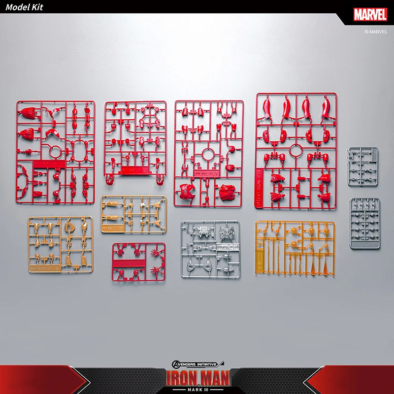 Marvel Iron Man MK3 Fondjoy Assemble Toy Iron Man Model 15cm ABS