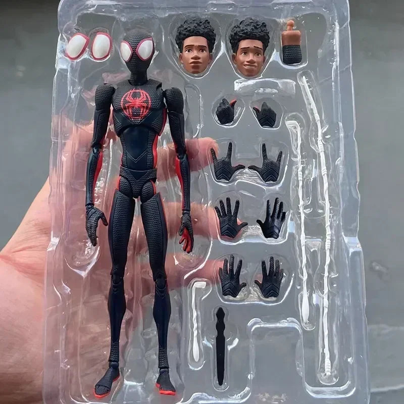 Shf Anime Spider-man Figuarts Miles Morales Gwen Action Figures Gwen