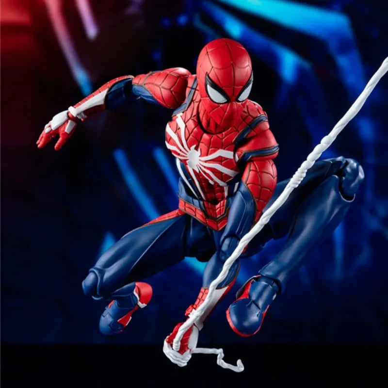PS4 Spiderman Figure Avengers Spider Man Action Figures Upgrade Suit