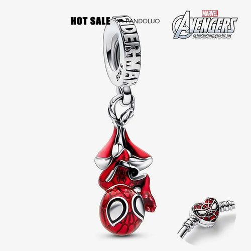 NEW Disney Marvel Series Iron Man Spiderman Charm Beads Fits Charms
