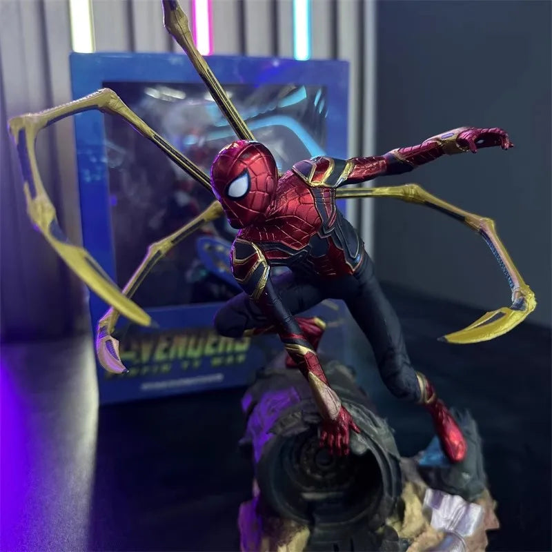 Hot Toys Marvel Spider Man Superhero Spiderman Action Figure 18cm