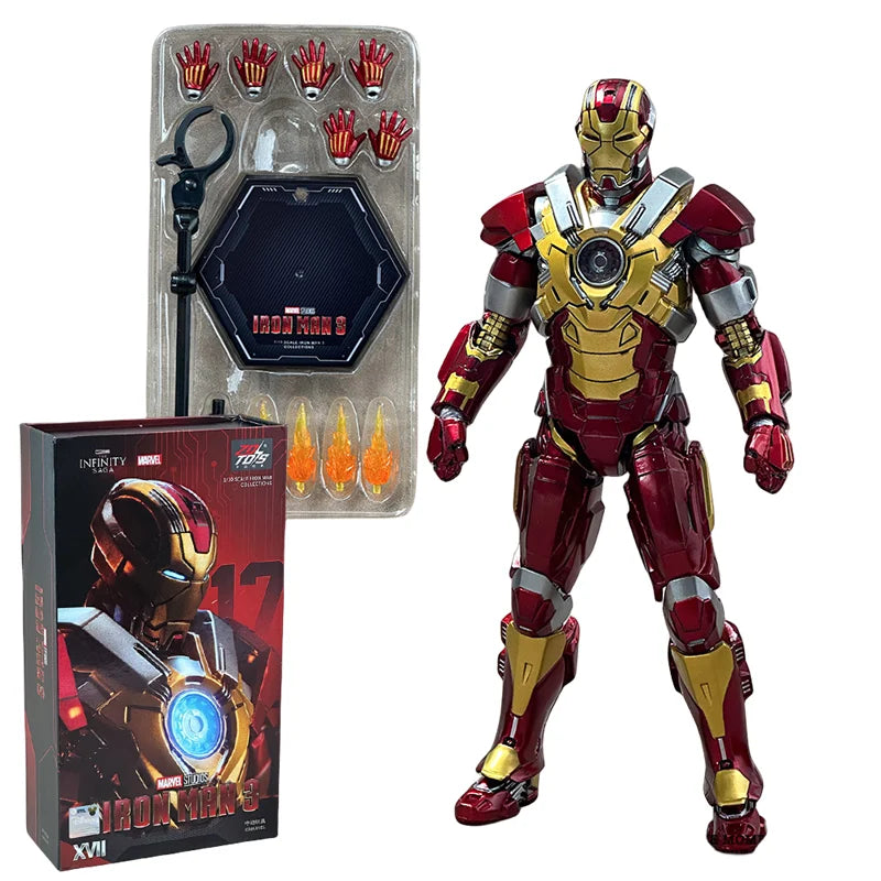 ZD Toys Iron Man Series Blacklash Figures 1/10 MK33 MK39 MK17