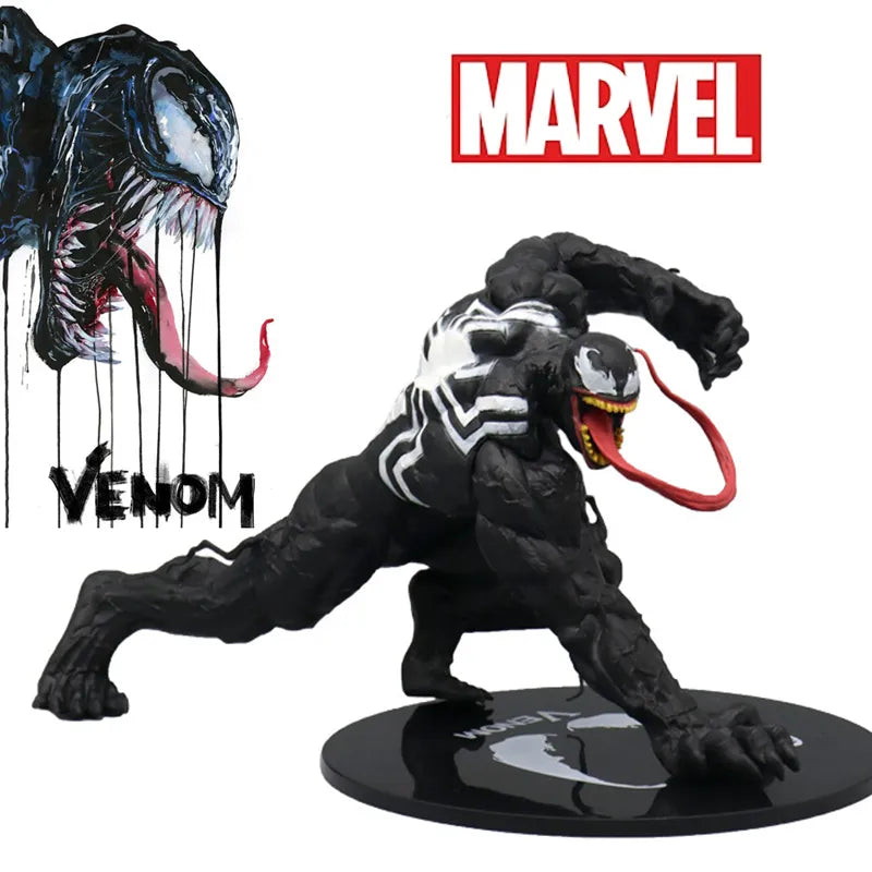 Marvels Venoms Spidermans movie Figure Action Toys Model Plate  Car