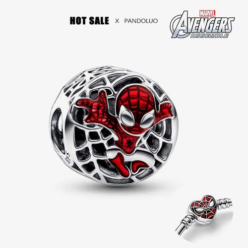 NEW Disney Marvel Series Iron Man Spiderman Charm Beads Fits Charms