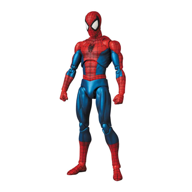 Disney Mafex 075 Spiderman Action Figure 16cm High Quality Spider Man
