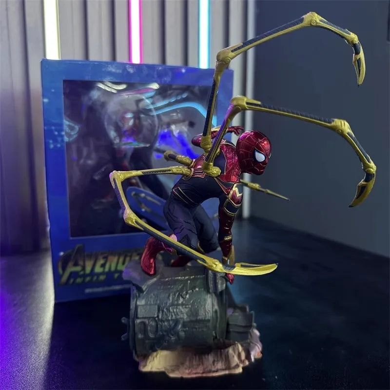 Hot Toys Marvel Spider Man Superhero Spiderman Action Figure 18cm