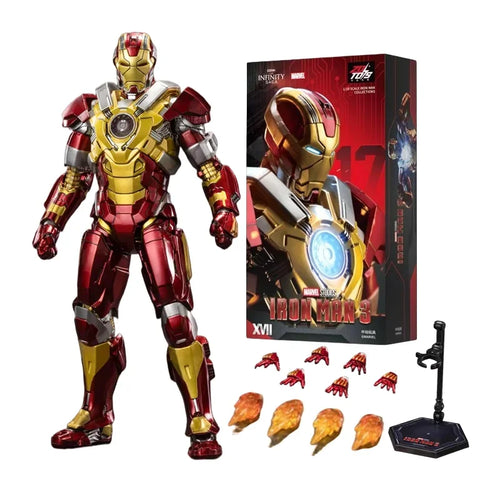 ZD Toys Iron Man Series Blacklash Figures 1/10 MK33 MK39 MK17