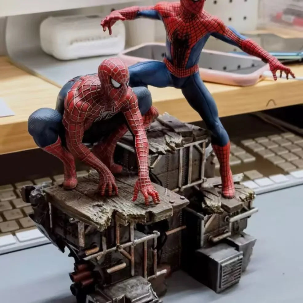 23cm Spider Man Figure Spiderman Anime Figurine Pvc Model Collection