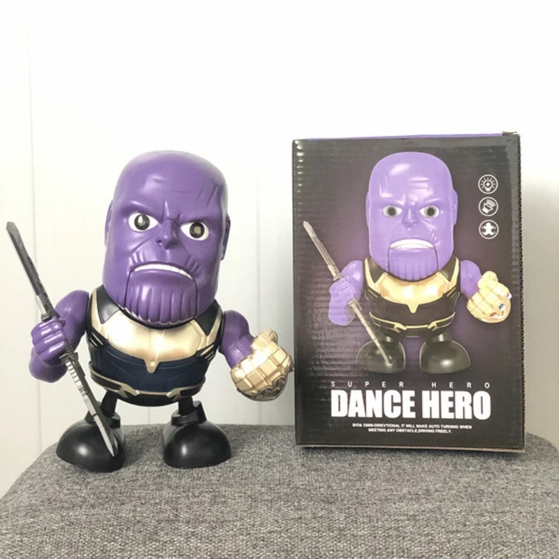 Marvel Iron Man LED Light Action Figure - Spiderman Dancing Singing