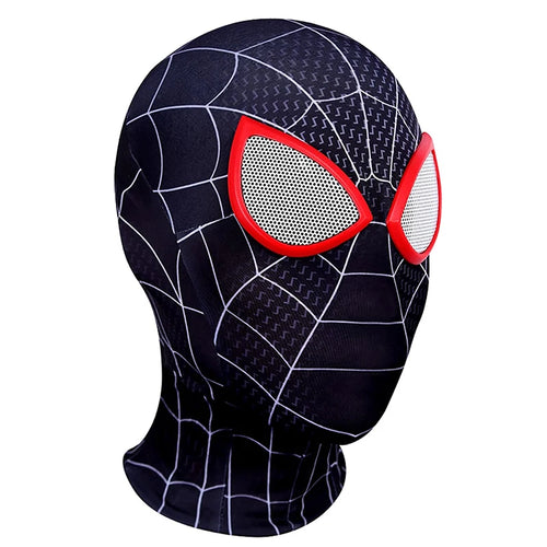 Spiderman Mask Superhero Miles Morales Peter Parker Spider Man Cosplay