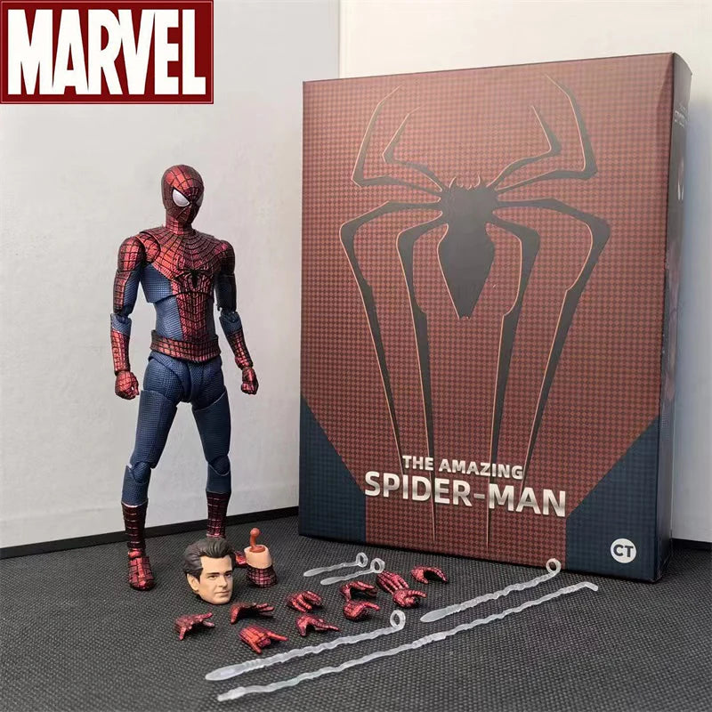 Shf Garfield Spider Man Action Figure Toys Ct Version High Quality