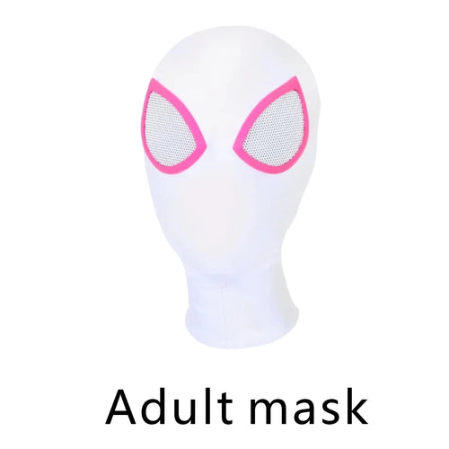 Halloween Miles Morales Spiderman Head Mask for Adult Kid Unisex Gwen