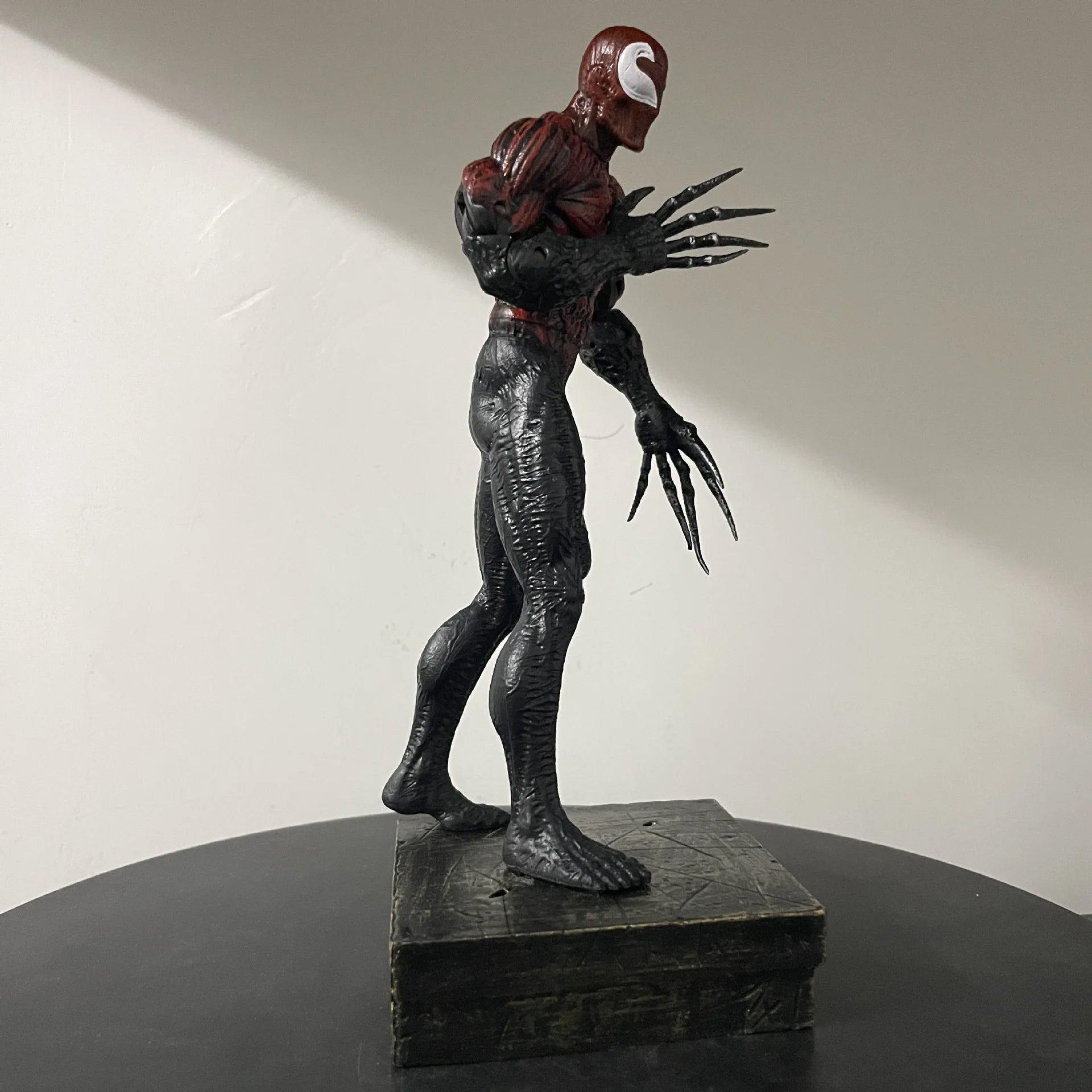 26cm Venom Symbiote Action Figure Toys With 2 replaceable head