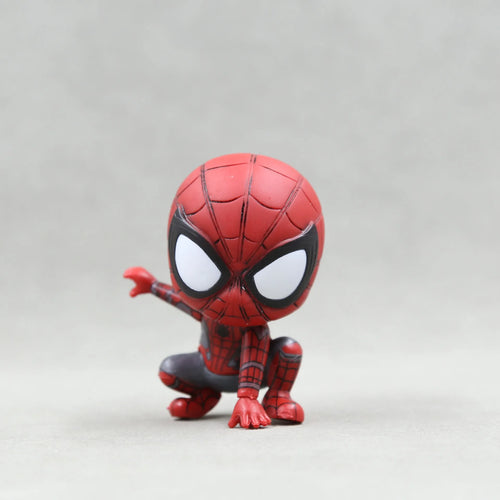 Marvel Avengers Spider Man Cute Action Figure Posture Anime Decoration