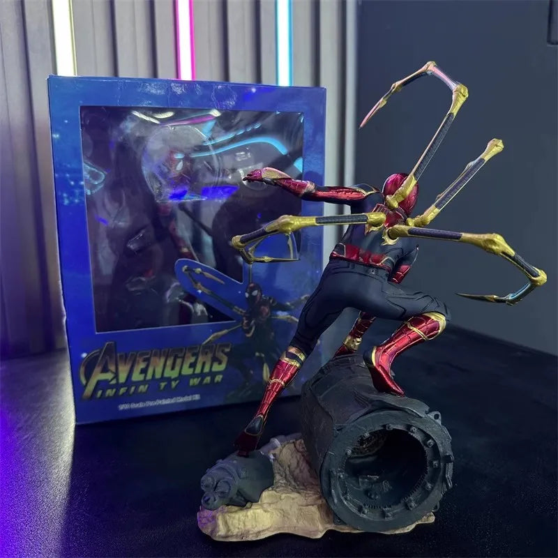 Hot Toys Marvel Spider Man Superhero Spiderman Action Figure 18cm