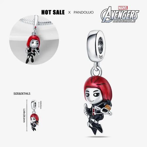 NEW Disney Marvel Series Iron Man Spiderman Charm Beads Fits Charms