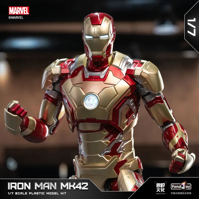 1:7 Original FondJoy Iron Man MK42 MK43MK5 MK6 MK7 DIY Toys Action