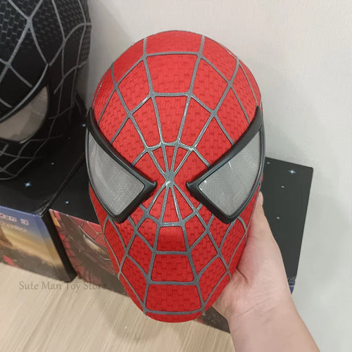 Spiderman Marvel 1/1 3D Spider-Man Tobey Mask Halloween Cosplay