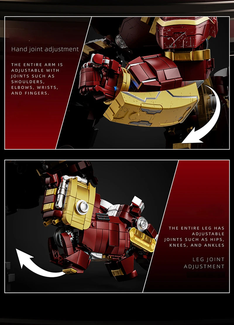 Superheroes MOC Building Blocks 2600+Pcs Marvel Iron Man Bricks Set