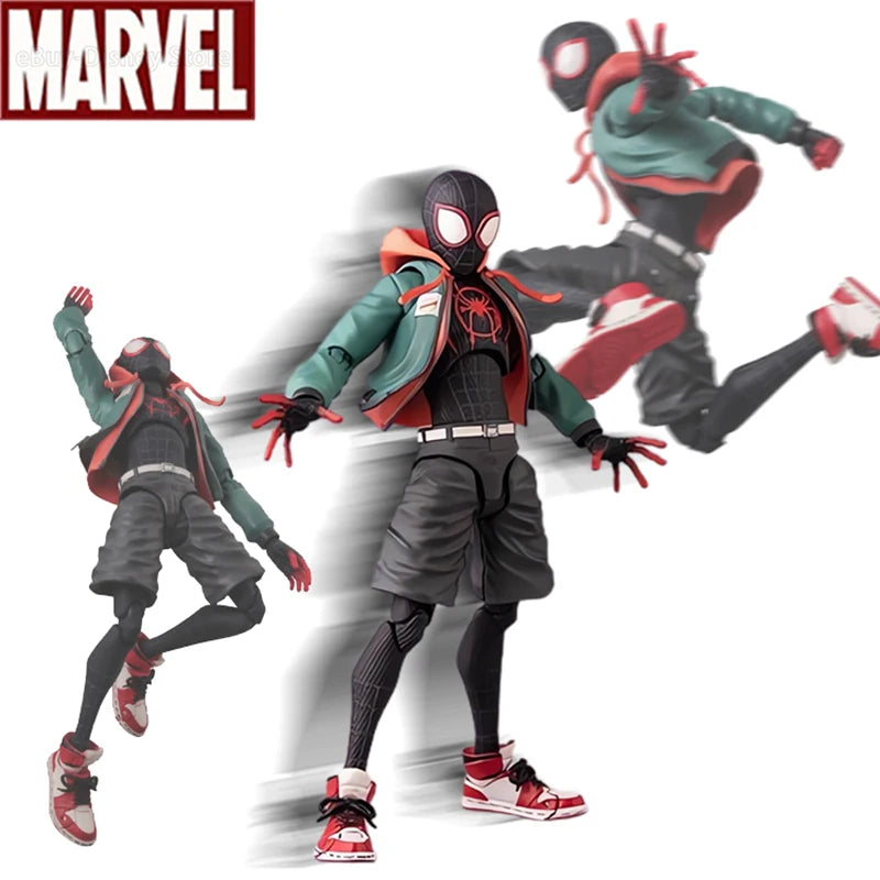 Miles Morales Spider Man Action figures 15cm Multi-Accessories Super