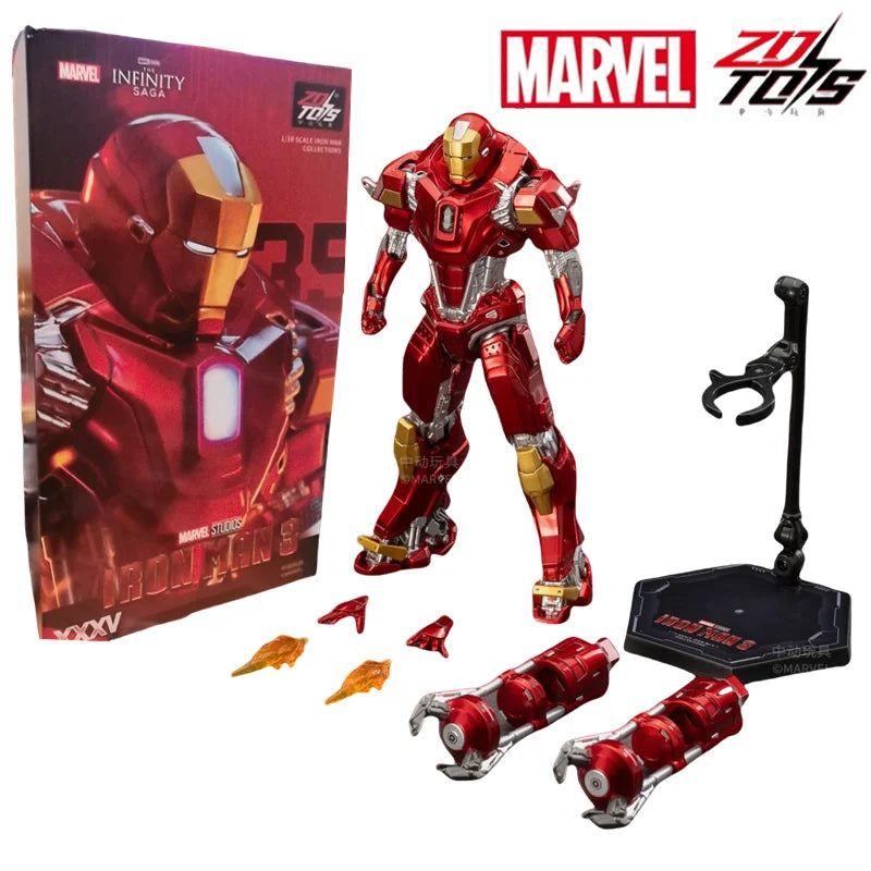 ZD Iron Man Figure Legends Iron Man Mk41 Mk47 Tank MK24 Iron Patriot