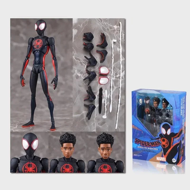 Shf Anime Spider-man Figuarts Miles Morales Gwen Action Figures Gwen