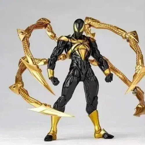 New Amazing Yamaguchi Animation Kaiyodo Iron Spiderman Ation Figure