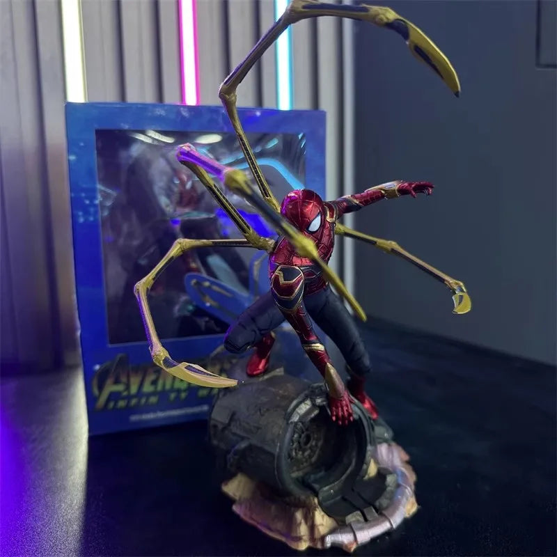 Hot Toys Marvel Spider Man Superhero Spiderman Action Figure 18cm