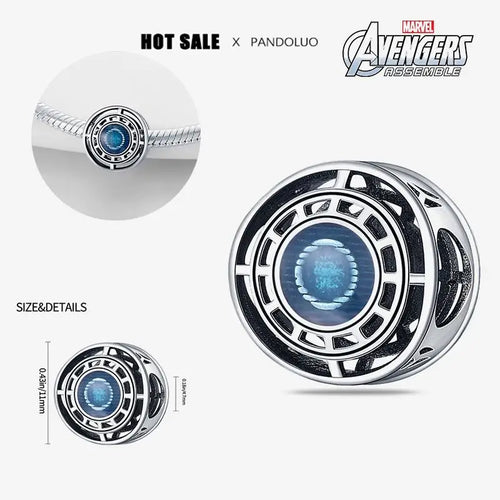 NEW Disney Marvel Series Iron Man Spiderman Charm Beads Fits Charms