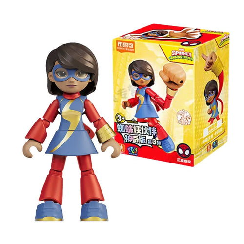 Marvel Spider Man building block Splicing toys 12cm Iron man Peter