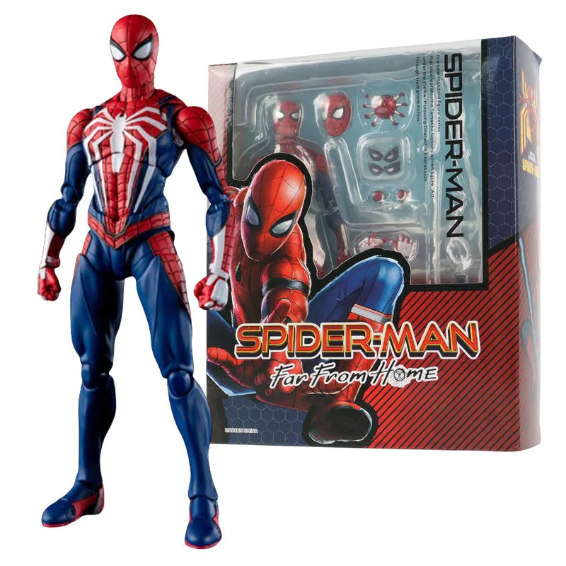 PS4 Spiderman Figure Avengers Spider Man Action Figures Upgrade Suit