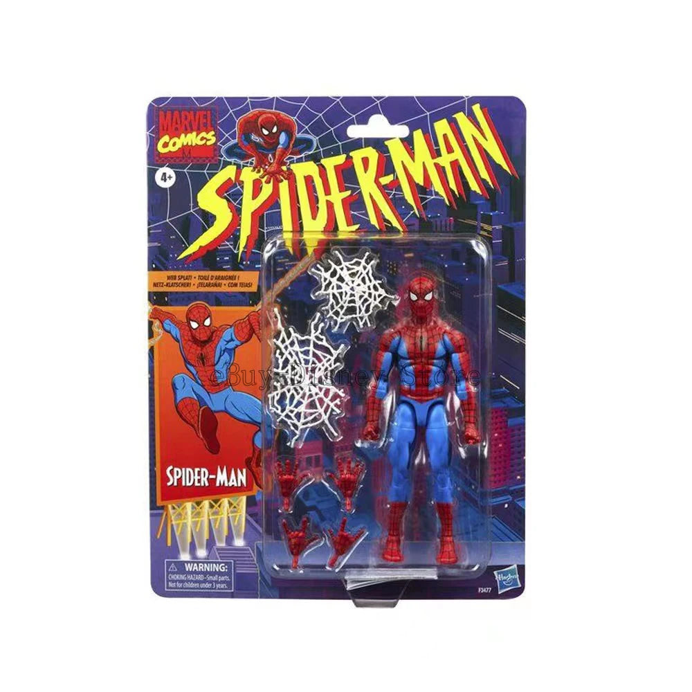 KO ML Legends Classic Spider Web Spiderman Action Figures Toy 6 Inch