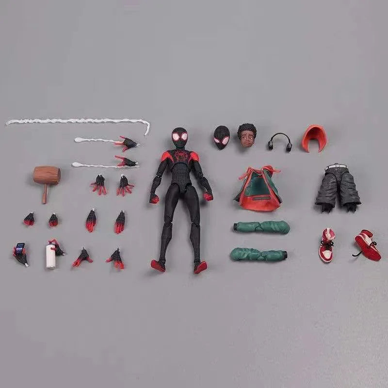 Miles Morales Spider Man Action figures 15cm Multi-Accessories Super