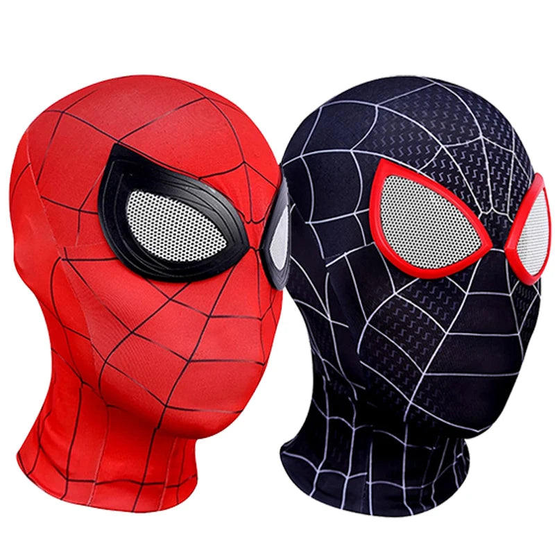 Spiderman Mask Superhero Miles Morales Peter Parker Spider Man Cosplay